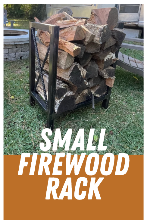 Small Metal Firewood Rack